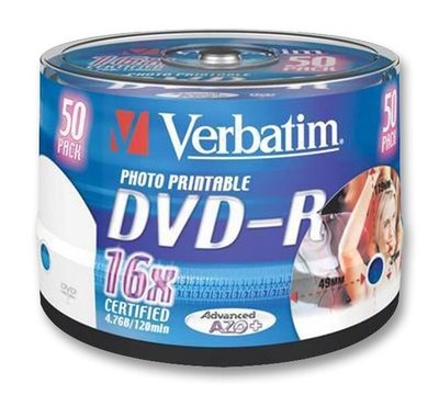 VERBATIM - DVD-R imprimables 16x