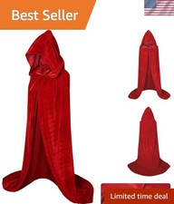 Unisex Adults Hooded Cloak Cape for Halloween Cosplay Costumes