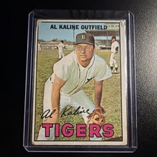 1967 Topps T.C.G. Al Kaline #30 Detroit Tigers MLB Baseball Card Major League