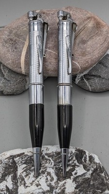 Vintage Two Ronson ''PENCILITER'' Bleistifte Feuerzeug Bakelit Griff Made In England 