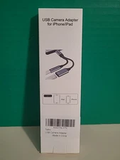 USB Camera Adapter For iPhone/iPad Lightning Cable Charger Brand New 