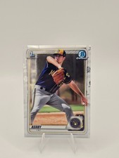 2020 Bowman Chrome Aaron Ashby 1st Bowman #BCP-57 Brewers