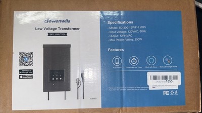 DEWENWILS Smart Low Voltage Landscape Transformer 300W, 3 Independent Outputs