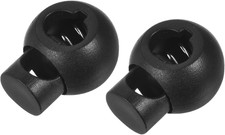 Plastic Spring Cord Locks 0.31" 10pcs, Single Hole Spring Stopper Fastener S...