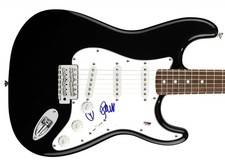 Paris Hilton Signed Autographed Guitar PSA