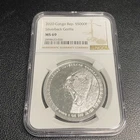 2020 Republic Of Congo Silverback Gorilla 1 oz .999 Fine Silver Round NGC MS69