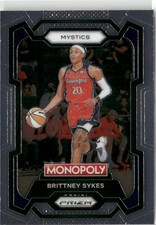 2024-25 Panini Prizm Monopoly WNBA Brittney Sykes Washington Mystics #38