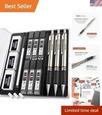 Nicpro 35PCS Art Mechanical Pencil Set, 3 PCS Metal Drafting Pencil & 0.7
