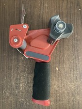 Red Scotch Tape 3M Dispenser Hand Held Packing Tape Gun 2