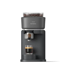 PHILIPS BARISTINA ESPRESSO MACHINE - BLACK / WALNUT WOOD PORTAFILTER