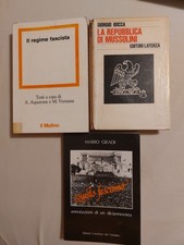 Lotto Libri Fascismo Mussolini - 3 Libri