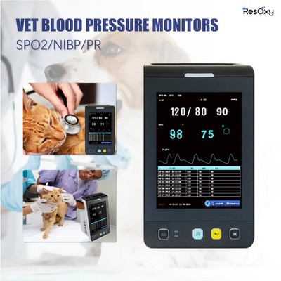 Multiparameter Veterinary monitor Pet hospital vital sign monitor - SPO2/NIBP/PR