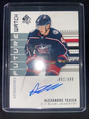2019-20 SP AUTHENTIC ALEXANDRE TEXIER FUTURE WATCH AUTO RC #052/999 #182