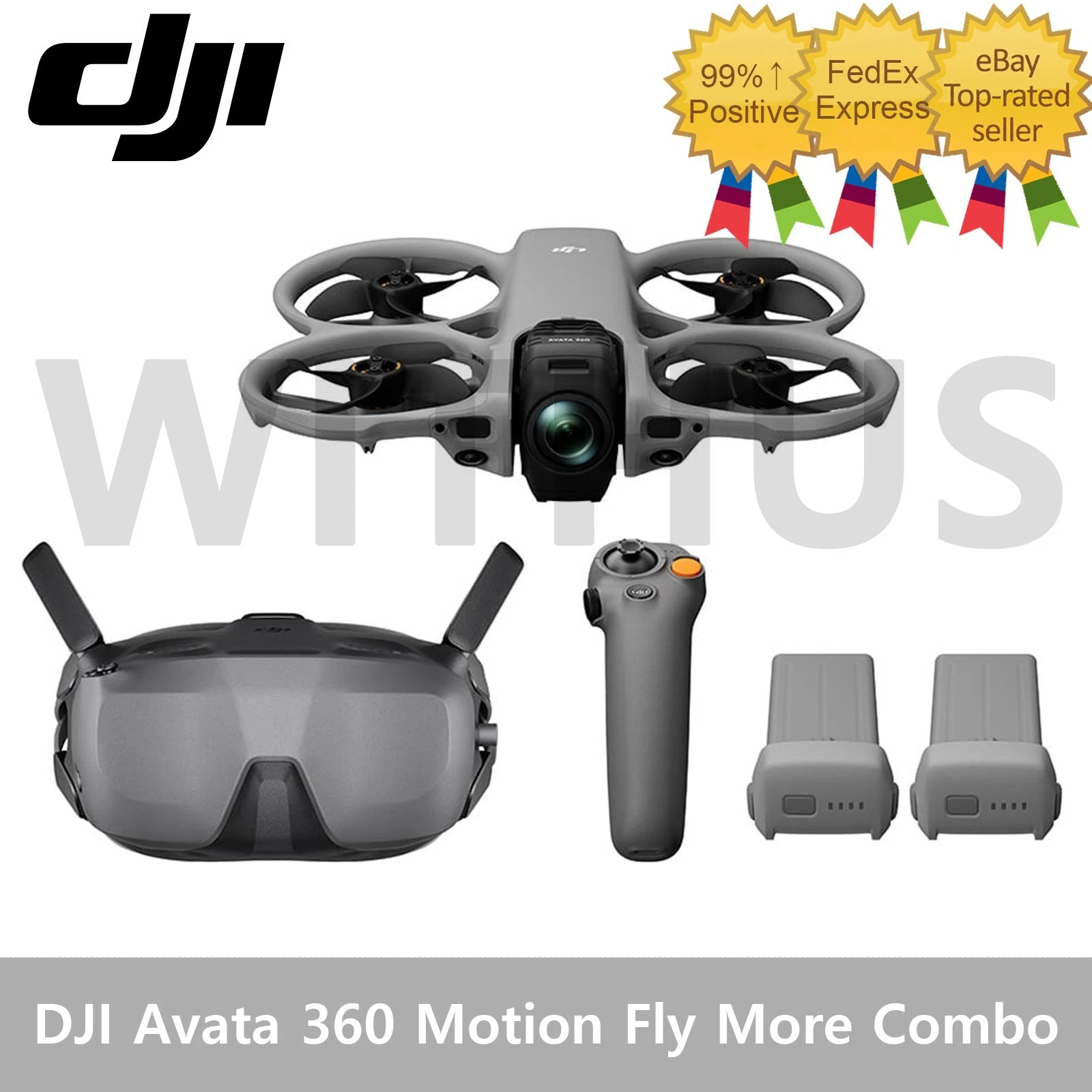 DJI Avata 360 Motion Fly More Combo FPV Drone Goggles N3 3