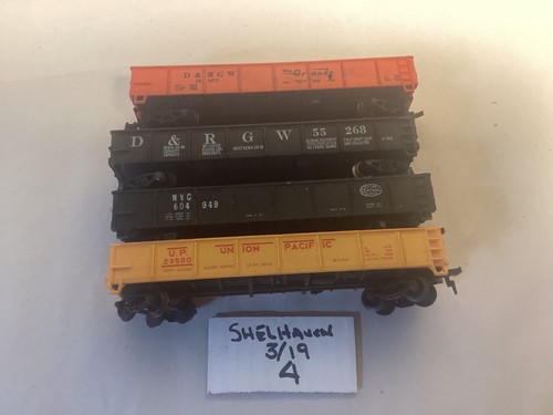 Roco AHM HO D&RGW #55268 #18467 New York Central #604949 UP #29500 Gondeln | Zustand: Used