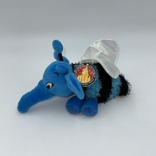 Heffalump Disney Winnie The Pooh Blue Bee Bean Bag 9  Plush Disney Theme Parks