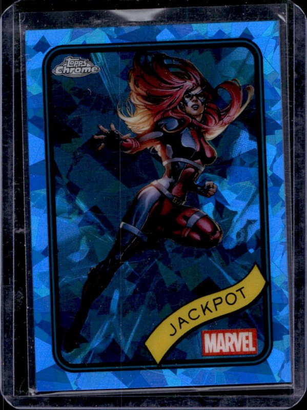 2025 Topps Chrome Marvel Sapphire Jackpot #81