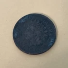 1868 Indian Head Penny One Cent Coin Rare date - Dark BN - Some corrosion