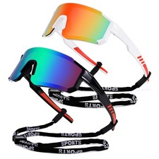 Kids Baseball Sunglasses - Baseball Sunglasses for Boys Girls With Strap - Sp...