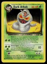 Pokemon Card Team Rocket Dark Arbok 19/82 Unlimited Rare