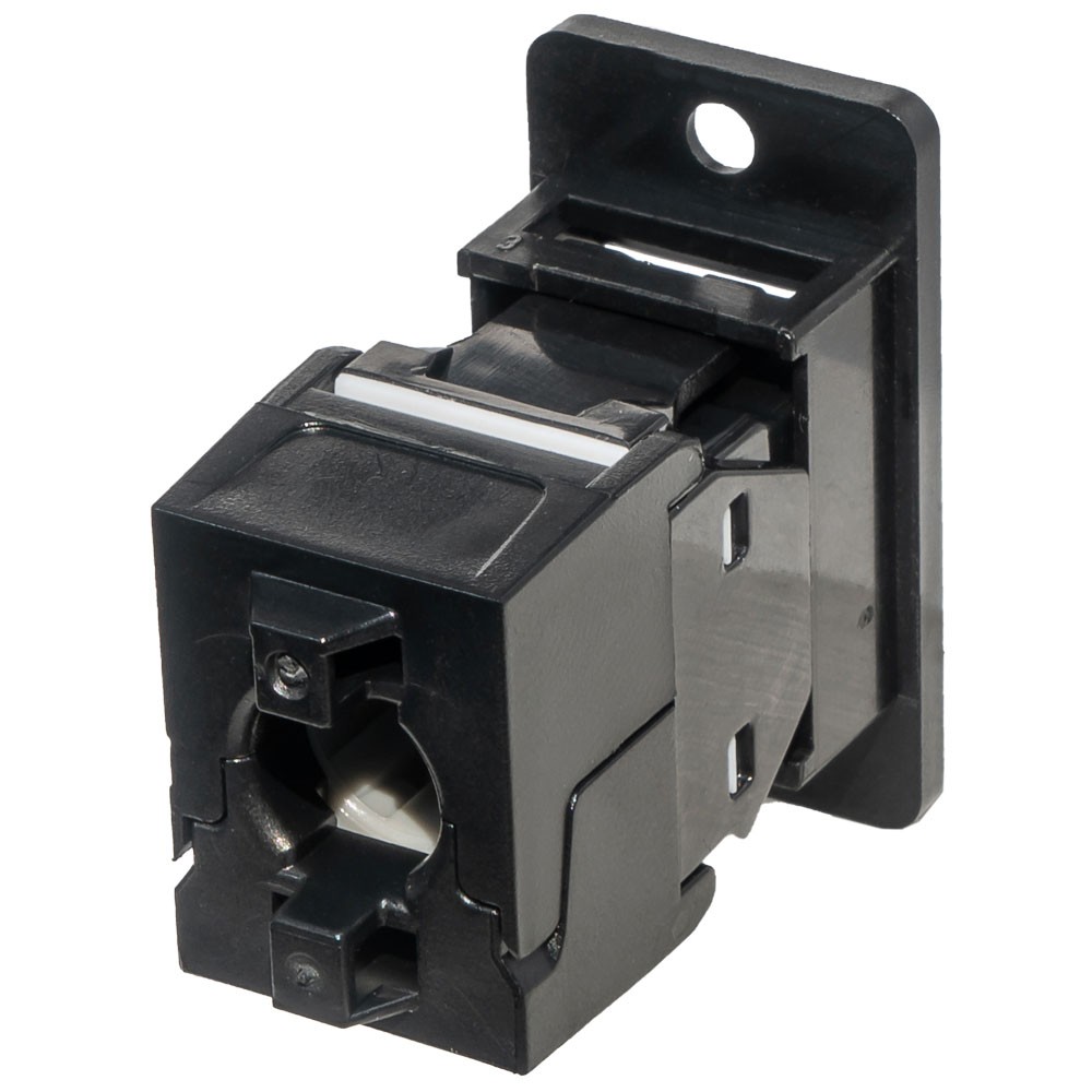 TUK Ltd Category 6 Toolless IDC Unshielded Low Profile Panel Mount Socket