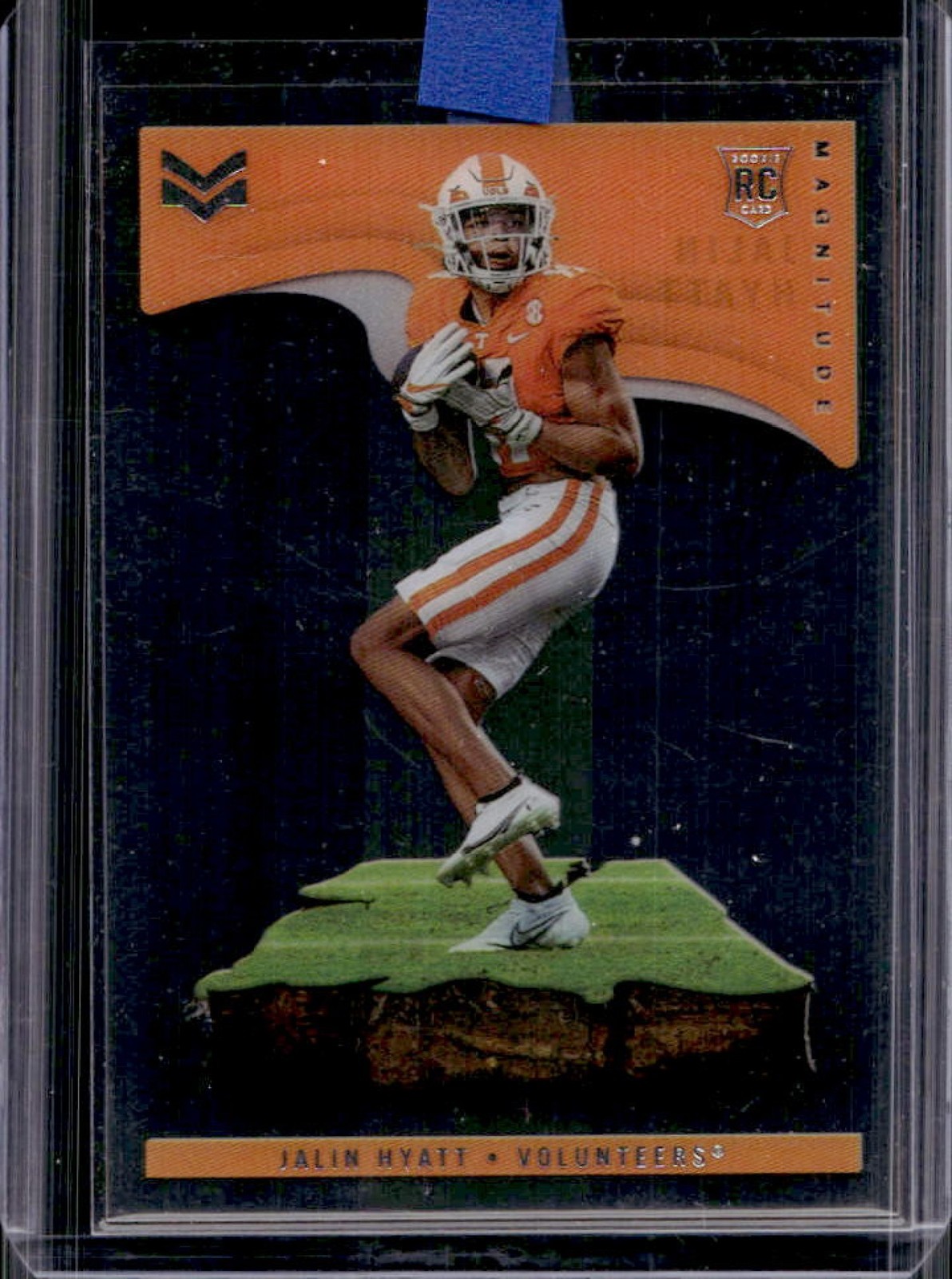 Jalin Hyatt Panini Chronicles Draft Picks Magnitude #12 Orange