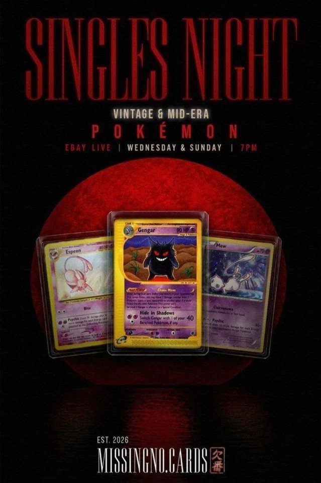 Pokémon Singles Night | Vintage & Mid-Era Requests