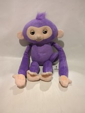 Fingerlings HUGS Kiki Advanced Interactive Purple Plush Baby Monkey 16" Works