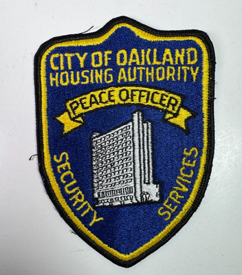 Oakland Housing Authority Security Peace Officer California Patch N2D