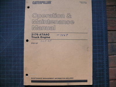 CAT Caterpillar 3176 Truck Engine Operator Operation Maintenance Manual Guide om