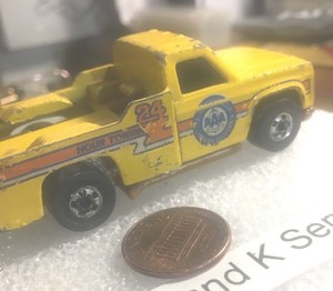 HOT WHEELS 1974 AAA 24 HR TOWING TOW TRUCK YELLOW | eBay