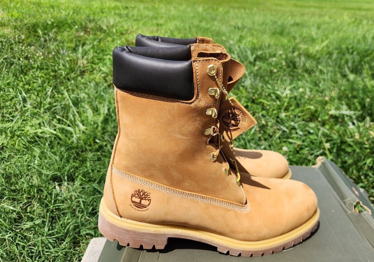 Timberland 8 Inch Premium Men's Wheat Brown Butter Timberland 8 Inch Premium Men's Wheat Brown Butter