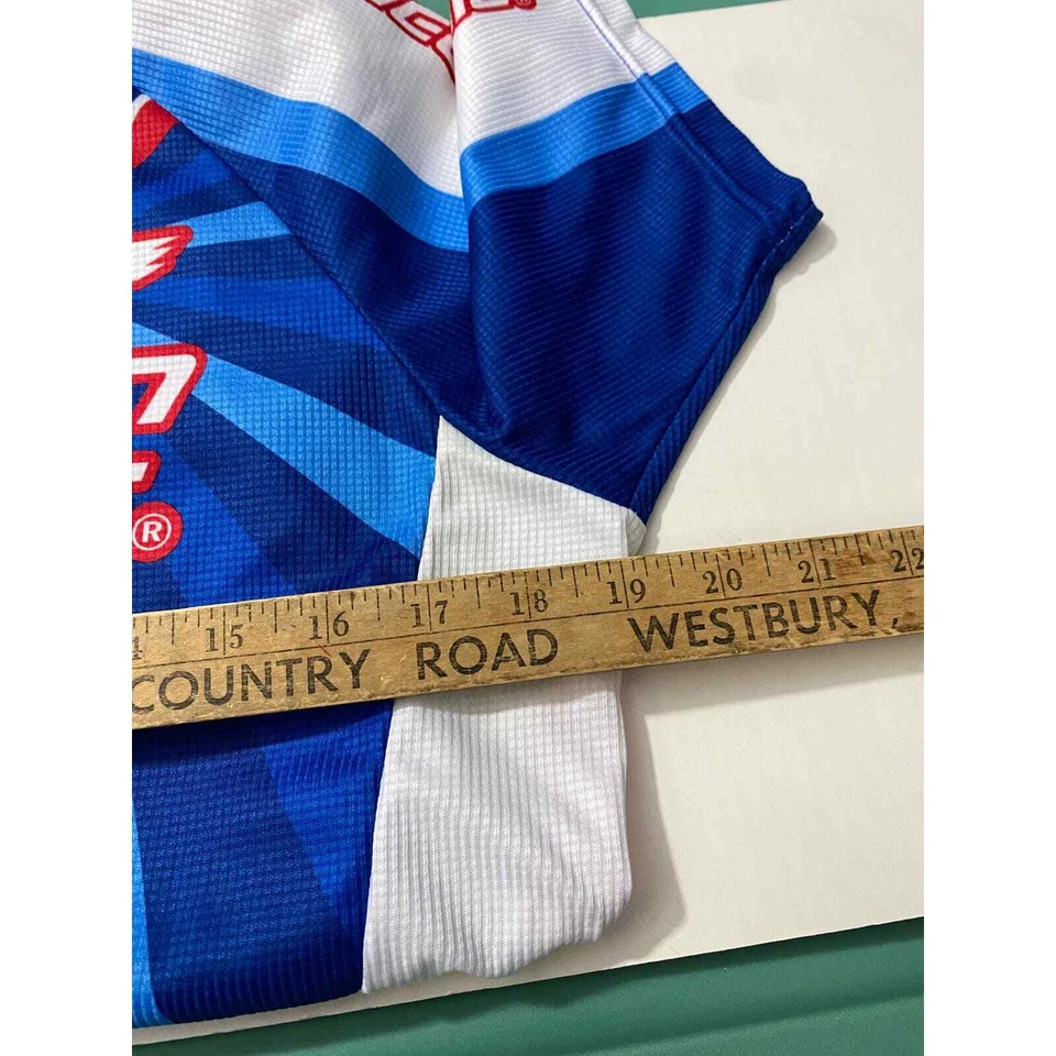 Canari Men’s Cycling Jersey Red White Cycling Team Size Large American Classic - Изображение 4 из 4