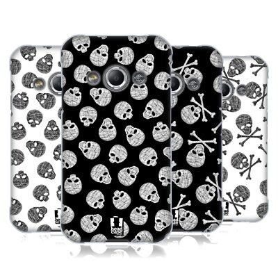 HEAD CASE DESIGNS SKULLS PATTERNS SOFT GEL CASE FOR SAMSUNG PHONES 4