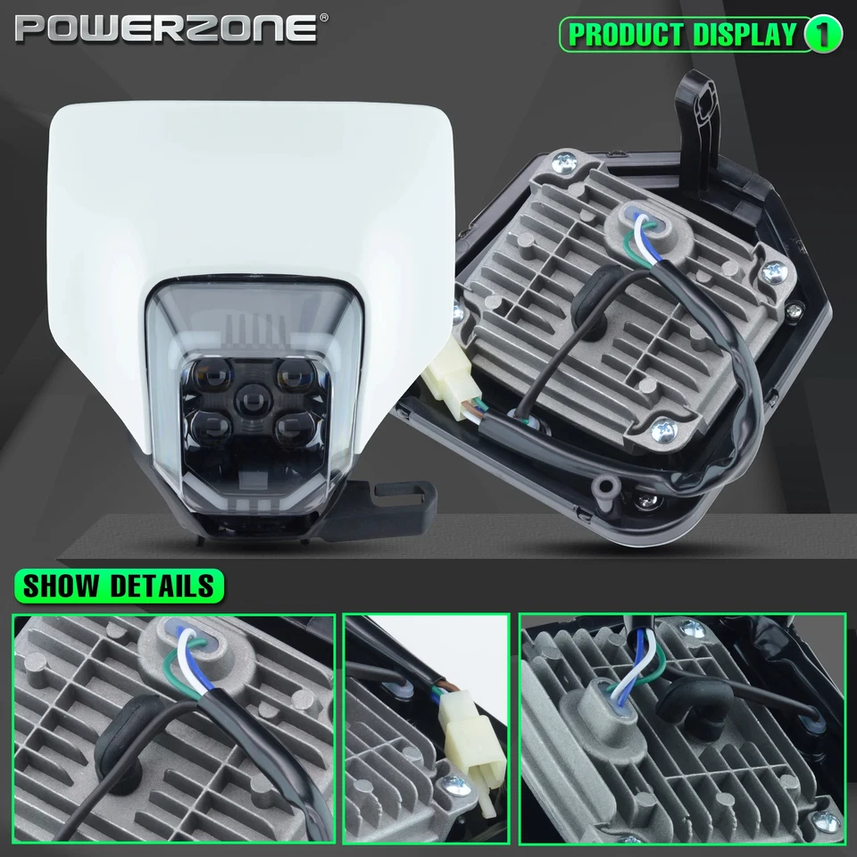 Faro de moto para Husqvarna FE250 FE350 FE450 Foto 2 de 4