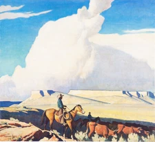 Maynard Dixon : Open Range : 1942 : Archival Quality Art Print