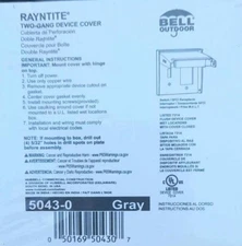  NEW Hubbell Bell Outdoor 5043-0 Rayntite Device Cover Switch GFCI Receptacle