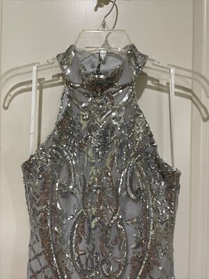 B DARLIN Silver Gray Sequin Party Cocktail Wedding Dress Size 5 / 6 NEW | eBay B DARLIN Silver Gray Sequin Party Cocktail Wedding Dress Size 5 / 6 NEW | eBay