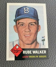 1991 Archives 1953 #134 Rube Walker - Brooklyn Dodgers