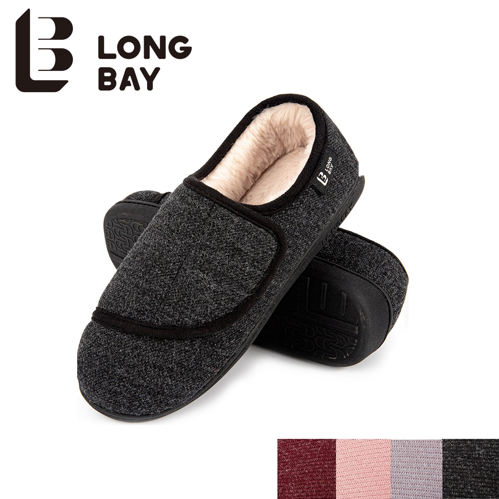 NEW WOMENS EXTRA WIDE XXW EE SLIPPERS SHOES SWOLLEN FEET