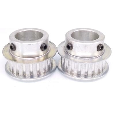 2pcs XL 20T Timing Belt Pulley Synchronous Wheel 19mm Bore For 10mm Width Belt