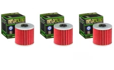 1984-1986 Kawasaki KLR600 Genuine HiFlo Oil Filter HF123 KLR KL 600 - Pack of 3