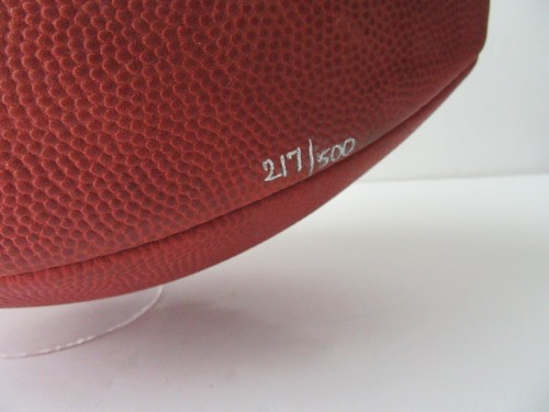 John Elway Firmado Super Bowl XXXIII Modelo de Juego Oficial Fútbol Fútbol 217/500 Beckett - Imagen 6 de 10