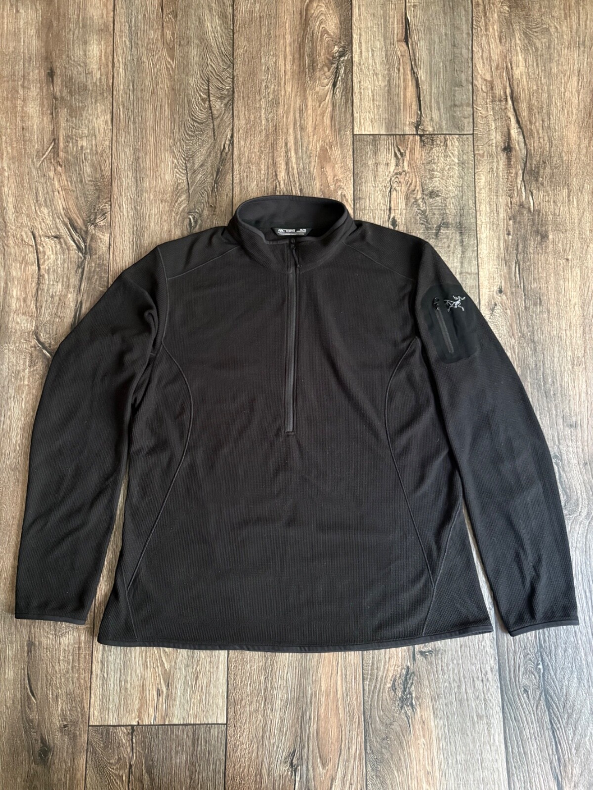 ARC'TERYX Arcteryx Delta LT collo zip Polartec donna pile nero taglia XL