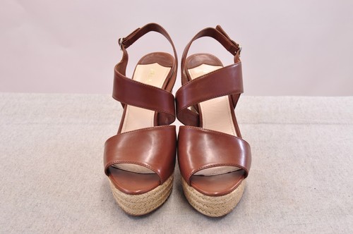 PRADA 26S SANDAL ESPADRILLES IN BROWN CALFSKIN main image 1