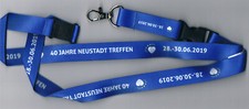 Schl&uuml;sselband: Bad Neustadt an der Saale, Neustadt-Treffen im Juni 2019, NEU!