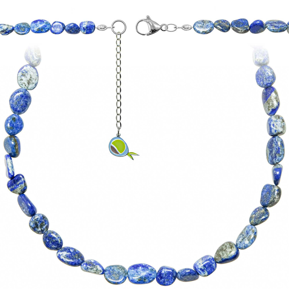 Collier en lapis lazuli véritable de 60cm de qualité supérieure