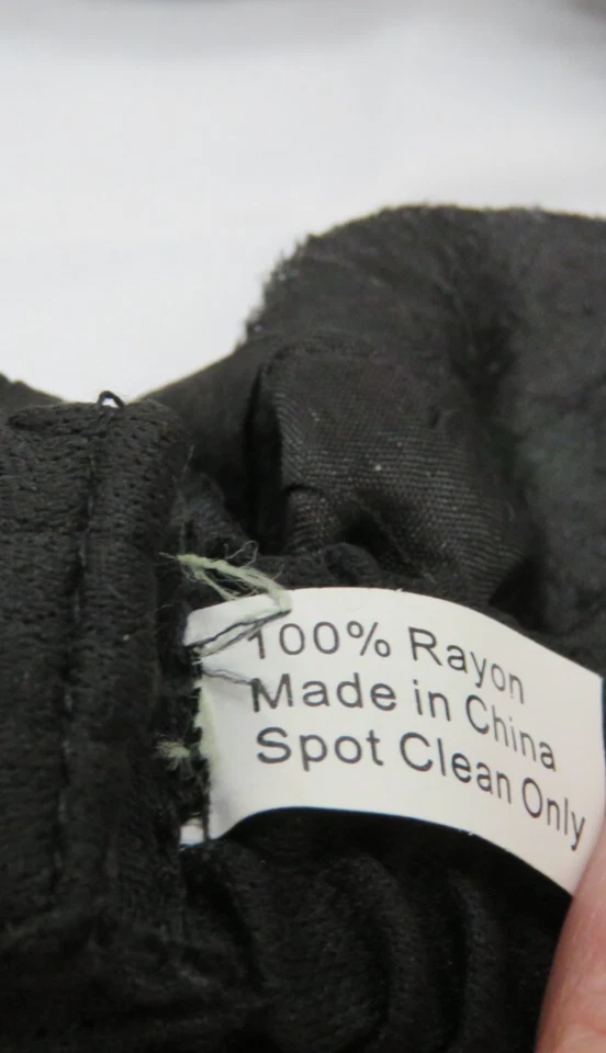 Vintage Black Elastic Stretch Belt ONE SIZE Rosette Flower Detail 80s Party - image 4 of 4