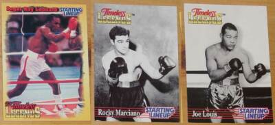 SLU BOXING CARDS U CHOOSE JOE LOUIS ROCKY MARCIANO SUGAR RAY LEONARD