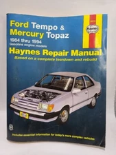 Haynes Repair Manual 36078  Ford Tempo & Mercury Topaz 1984-1989 paperback
